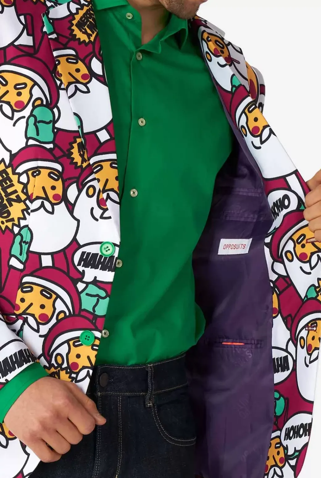 OppoSuits Cool Claus^Men Christmas Blazers