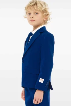 OppoSuits Navy Royale^Boys Solid Colored Suits