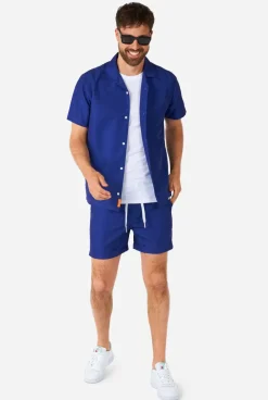 OppoSuits Navy Royale^Men Solid Colored Summer Sets