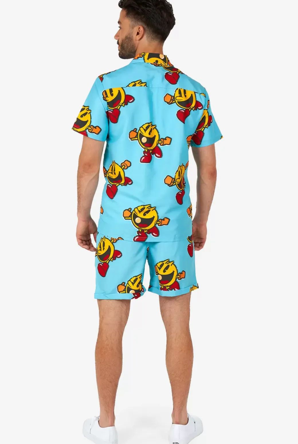 OppoSuits Pac-Man™ Waka-Waka^Men Printed Summer Sets