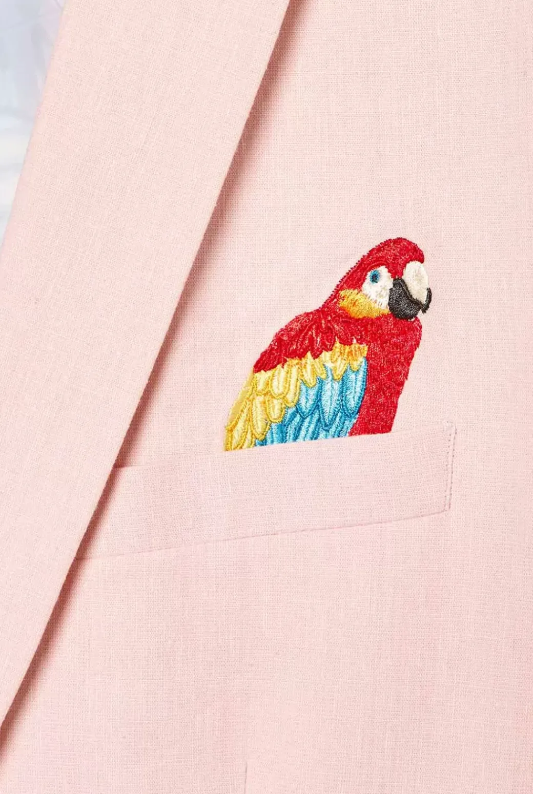 OppoSuits Tropical - Birdie - Soft Pink^Men Deluxe Blazers