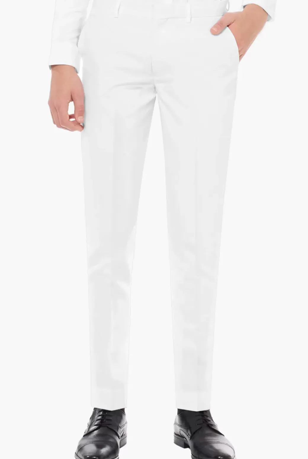 OppoSuits White Knight^Teen Boys Prom Suits